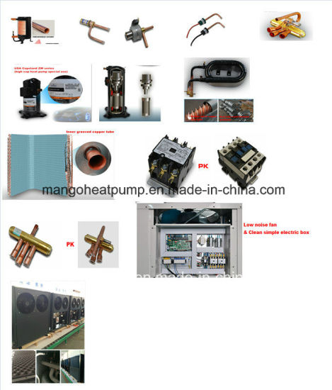 72kw Heating Capacity Commercial Air to Water Evi Heat Pump for Water Heating/Cooling