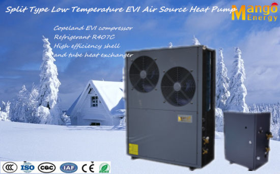 Floor Heating and Hot Water Splite Type Evi Heat Pump Ce, CCC Certificated