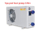 SPA Swimming Pool Heat Pump Water Heater with Rotary Compressor