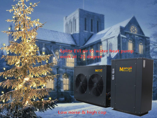 R407c 50Hz Evi Splite Air Source Heat Pump for Heating and Hot Water