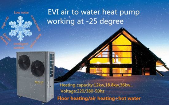 Evi Air Source Heat Pump for Low Ambient Temperature