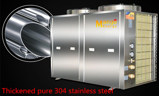 Suitable for Coastal Areas Pure Stainless Steel, Beauty Design, Acid-Proof Alkaline, Never Rust and Durable Heat Pump System