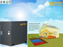 Heating Mode/Monoblock Type Geothermal Source Heat Pump Supply Hot Water (close loop)