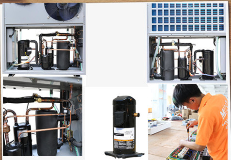 European Market -25c Cold Area House use or commercial Floor Heating EVI air source heat pump 