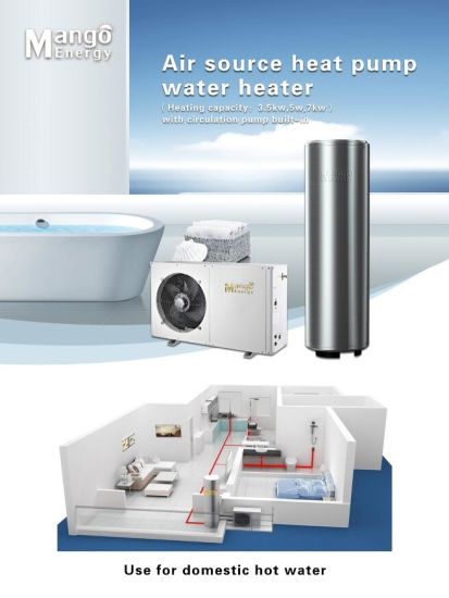 High Efficiency Air Source Center Heat Pump Cooling and Heating