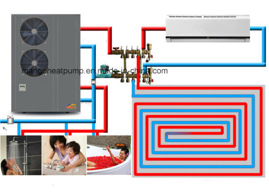 Low Temperature -25º C Air to Water Heat Pump for Floor Heating