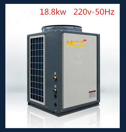 10kw 55-60 Degree Outlet Water Cycle Air Source Heat Pump
