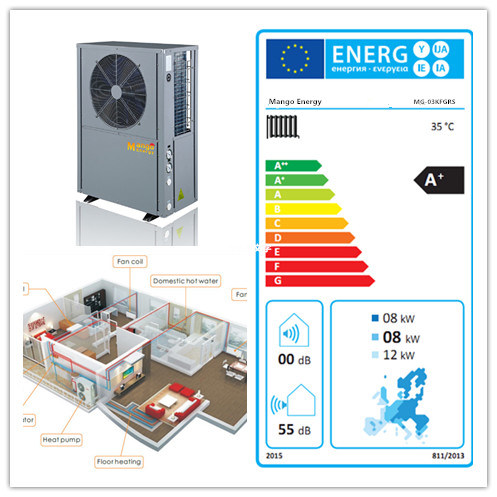 Air Source Heat Pump Heating & Cooling 9kw 15kw 18kw 24kw 38kw Capacity