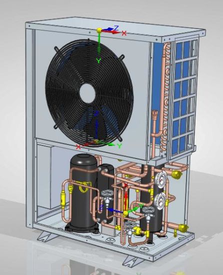 -25 Degree Ambinent Temp Evi Air Source Heat Pump.