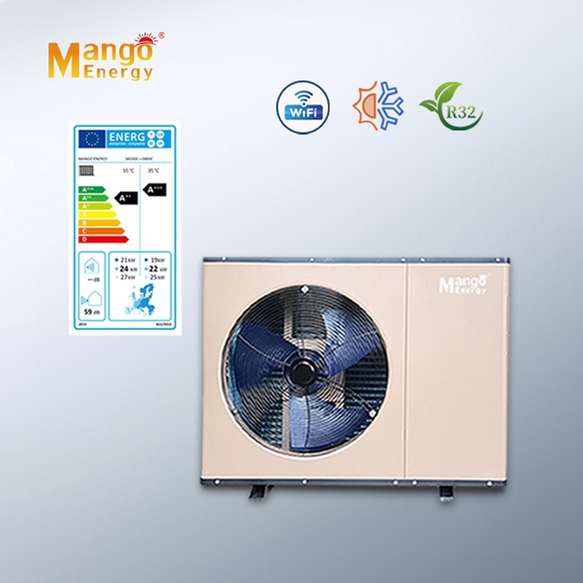 WiFi Control 10kw R32 Evi Air to Water Heat Pump Air Source Water Heater Heat Pump for Heating Cooling