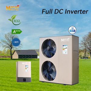 Dual Rotary Compressor Mango Split Air to Water Heat Pump DC Inverter R32 Refrigerant with WIFI Control