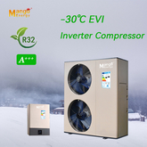 Space Heating Cooling DHW Air to Water Heat Pump Full DC Inverter 24kw Heating Capacity with R32 Refrigerant