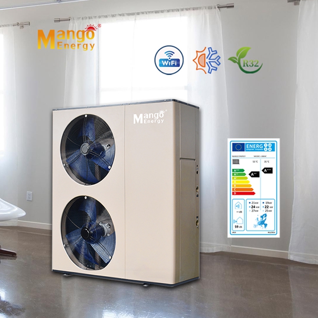 Efficient Energy Mango Heat pump For Heating household certificated Erp A+++ 9 KW TO 25 KW