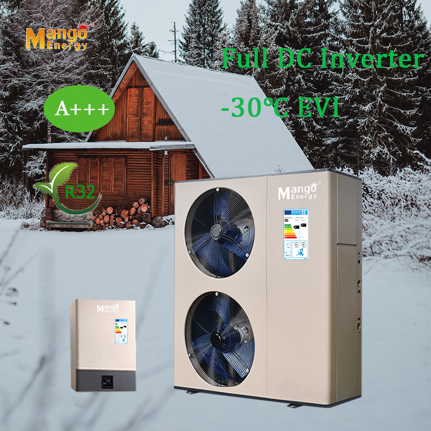 Latest Generation Refrigerant R32 Full DC Inverter Split Air to Water Heat Pump 24kW Heating Capacity