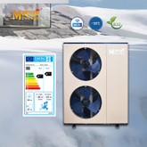 Inverter DC Heat Pumps For Heating And Hot Water R32 with Wifi Controlled Central Heating System for House