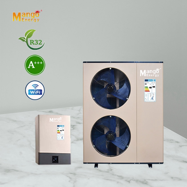 Guangzhou Manufacturer Mango Energy Split Heat Pump Air to Water with WIFI Control Full DC Inverter