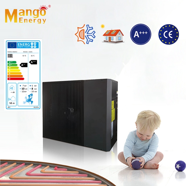 2023 Mango Energy New Design Air to Water Heat Pump Full DC Inverter All in one Heatpump R32 9-30kw