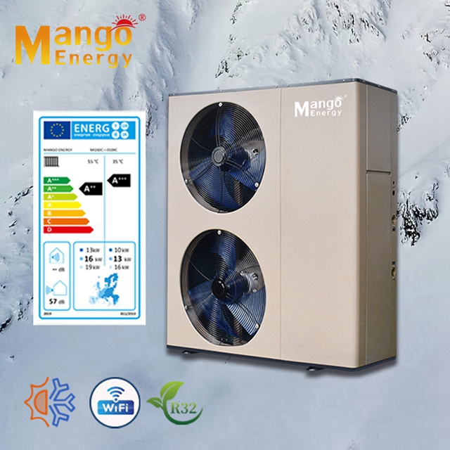 Erp A+++ Inverter Heat Pump R32 Wifi Controlled Heatpump Heater For House Heating Efficient Energy New Design