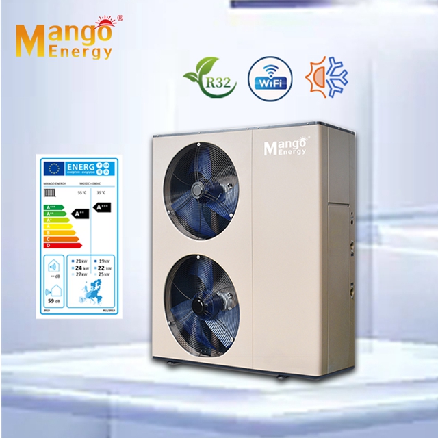 Air to Water Monoblock Heat Pumps DC Inverters Evi CE New Air Source for Low Temp Inverter R32 Water Heat Pump Water Heaters